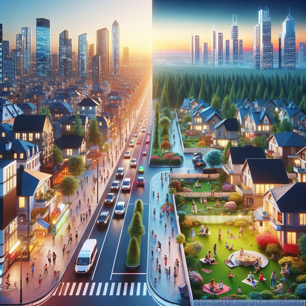 City vs suburb life: how Romanians can choose based on real priorities